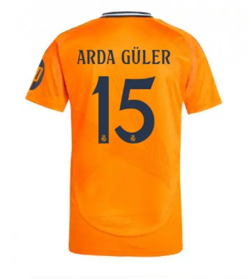 Real Madrid Arda Guler #15 Replika Udebanetrøje 2024-25 Kortærmet